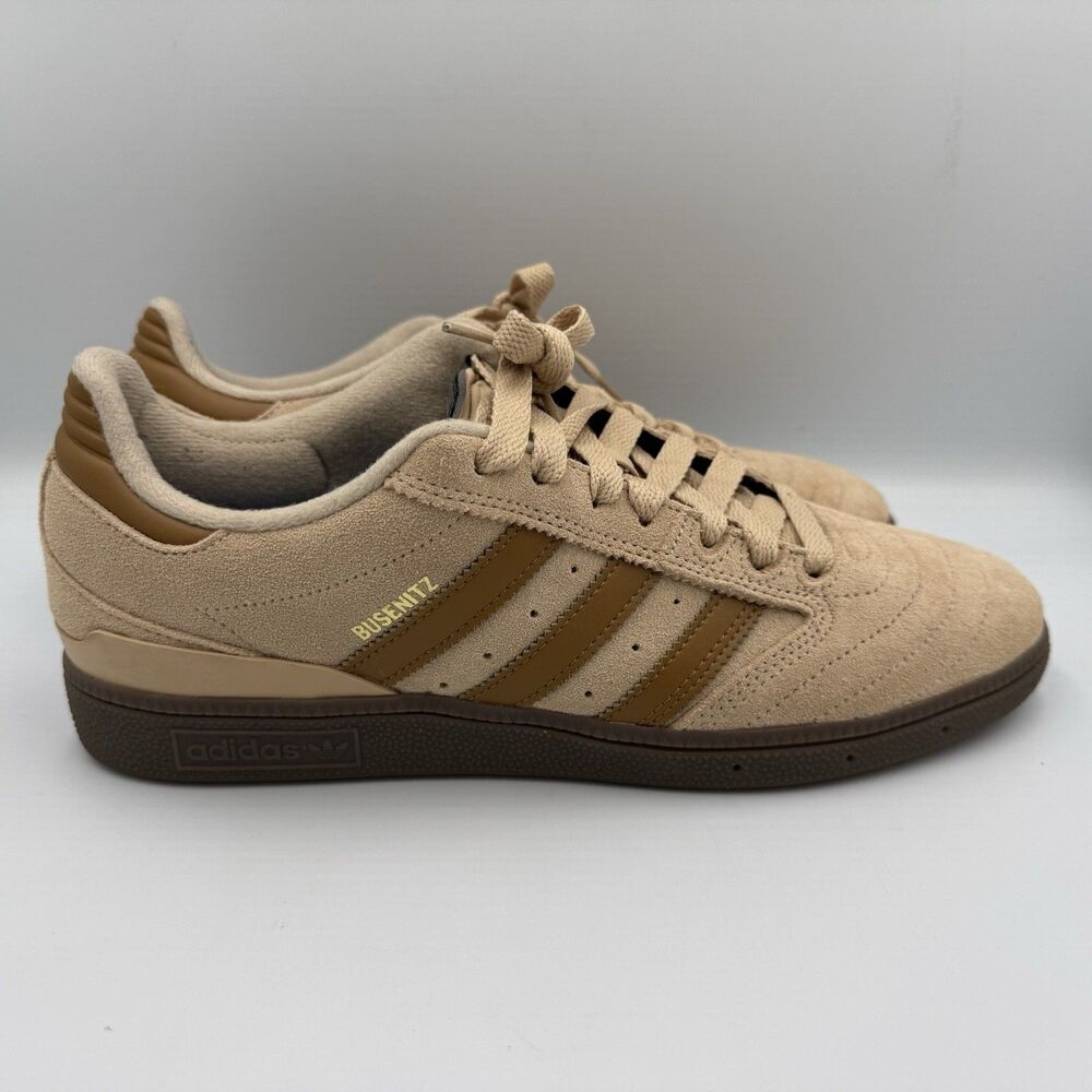 Adidas Busenitz Pro Skate Shoes JH8135 Magic Beige/Bronze Strata/Gum Size 10 US